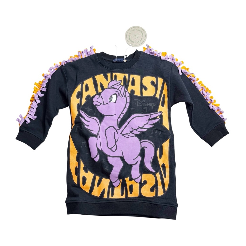 New! Stella McCartney Disney Fantasia sweatshirt dress